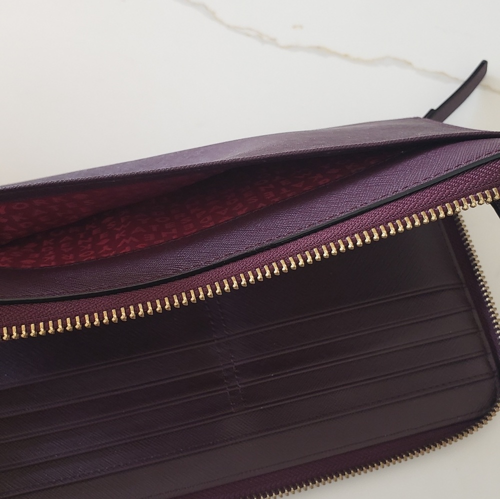Kate Spade large wallet burgundy maroon - Picture 4 of 4